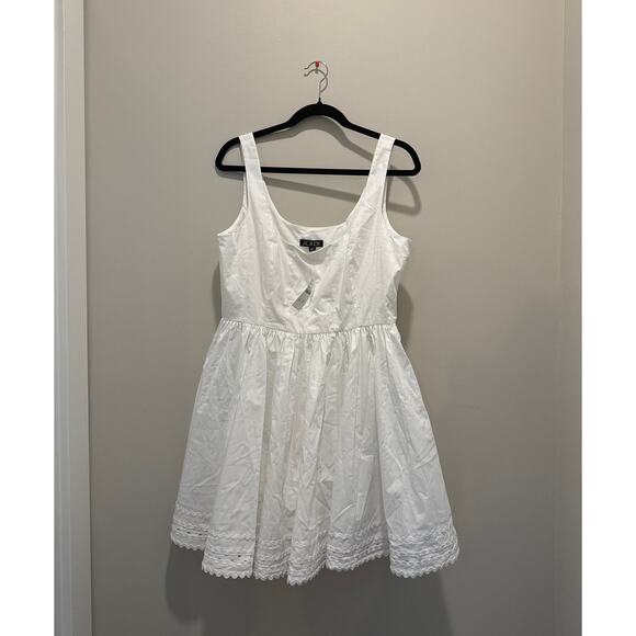 new J. Crew White Midi Dress - Picture 4 of 11